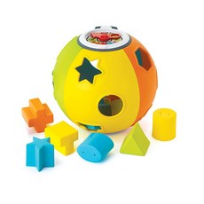 유아 시계공부 도형끼워넣기 대형볼 블럭끼우기 블록놀이, 1개, 혼합색상