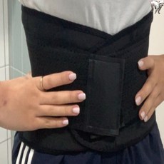 꿀이맘 헬스 복대 블랙 XL 허리벨트