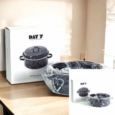 무쇠 직화냄비 28cm 만능팬 굽는 주물 냄비 군고구마 군옥수수 군밤, 1개