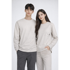 네파 공용 #우븐 티셔츠# #스트레치# #포켓 디테일# 7JD5364