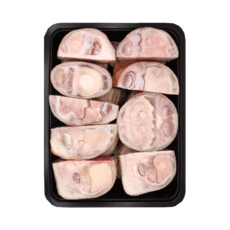 깨끗하게 손질된 한우 우족 곰탕 보신용 우족찜 소우족 2kg 트레이, 1