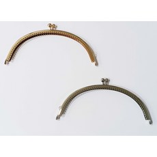 佰昇國際 Baisheng 手縫半圓口金 F1150 15cm DIY手作包材料 多色可選 手作包必備, 玫瑰金, 1個