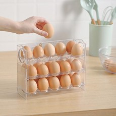 계란 트레이 계란보관함 보관 달걀 케이스 냉장고 정리함 에그 정리 수납 30구, 불투명