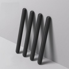 자동차 차량용 도어가드 문콕방지 사이드미러 범퍼 가드 패드 실리콘, 4개, 블랙