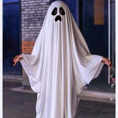 할로윈 데이 아기 유령 캐스퍼 인싸 공연복 고스트 망토 천 가족 코스튬 메롱 웃는 코스프레