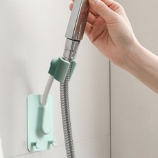 샤워기 거치대 헤드 샤워홀더 샤워기홀더 샤워걸이, 화이트, 화이트