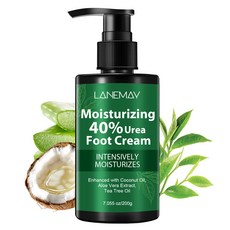 茶樹精華 尿素足霜 深層補水保溼 柔潤肌膚 全英文版, 1個, 200ML彩盒裝