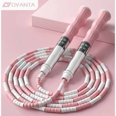 OVANTA 兒童竹節跳繩, 兒童跳繩-粉色, 1個