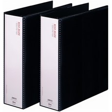 A4 흑색투명3공링바인더 (9cm) D30-9, D링