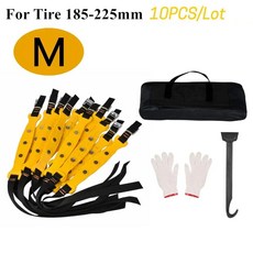 겨울 스노우 체인 세트 미끄럼 방지 타이어 케이블 야외 자동차 비상 10 개, 1개