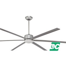 （修一）穩帝士吊扇90吋 DC吊扇 大型吊扇 直流馬達 銀 LED 22w 遙控, 平光黑