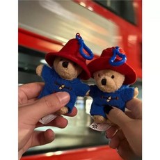 패딩턴 곰돌이 런던 인형 애착 라지 모자 목도리 / 98992331, 1개, A. 곰 펜던트