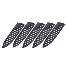 OUNONA 칼 케이스 칼 커버 나이프 시스 나이프 커버 플라스틱 검정 5개 세트 경량 칼 보관함 칼 휴대용 칼 보관함 나이프 케이스 아웃도어 캠핑 8인치 나이프에 대응