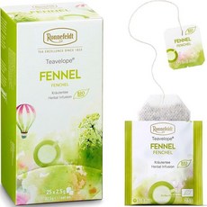 Ronnefeldt Teavelope Fennel – 순수 회향이 함유된 천연 카페인 프리 허브 티 - 개별 포장된 티백 25개 275383, 회향, 1