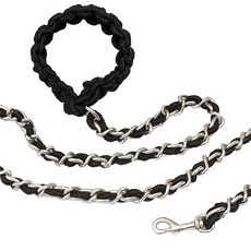 브라더펫 체인로프 리드줄, 블랙, 1개