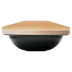 HEGE 高導熱直火鍋 1.0 黑色含木蓋, 1個, 25cm