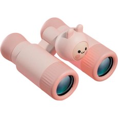 【Love Shop】兒童分享式望遠鏡 創新玩具 迷你單雙筒可拆卸高清調焦戶外放大鏡玩具, 1個, 馬卡龍粉