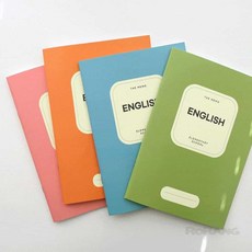 로랑마켓 초등 영어노트 필기체연습 영어단어쓰기 기초영어공부, 핑크