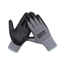 k2 하이터치1 10개 스마트폰 터치 NBR 장갑 코팅장갑, MELANGE D/GREY