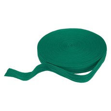 uxcell 유엑셀 헤링본 웨빙 테이프 25mm 면 트윌 리본 그린, 1개, 緑