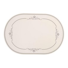 Diar Platinum矽膠防水餐桌墊 Gracioso, 燕麥米色, 1個, 43 x 29.5 cm