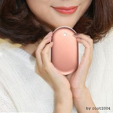 겨울철 대박할인 조약돌 양면손난로 보조배터리 3000mah 5000mah 크리스마스선물 조약돌손난로, 3000mah_핑크, 3000mah_핑크