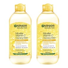 가르니에 미셀러 비타민씨 클렌징 워터 Garnier Micellar Vitamin C Cleansing Water, 400ml, 2개