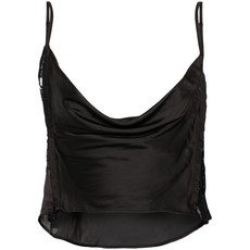 와이프로젝트 시스루 레이스 드레이프 탑