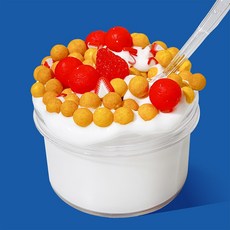 젤시스 콘플레이크 폼볼 슬라임 수제슬라임 안전한재료 스트레스해소 쫀득말랑