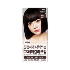 꽃을든남자 나눠쓰는 오징어 먹물 새치 염색약, N3 흑갈색, 1개