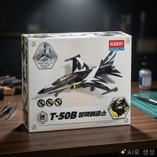 On동네 프라모델 전투기만들기 4D키트 T-50B 블랙이글스 프라모델 모형비행기장난감