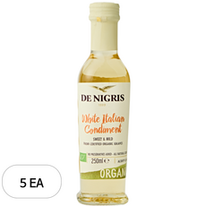 데니그리스 화이트 이탈리안 콘디먼트, 5개, 250ml