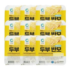 청정원 고소한 두부 반모, 9개, 200g