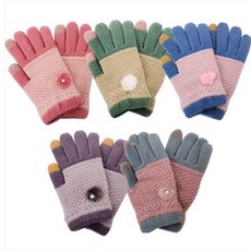 몽블랑 방한 터치장갑 여성용 니트장갑 요술장갑