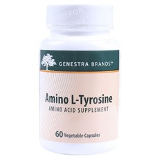 GENESTRA BRANDS 氨基L-酪氨酸植物膠囊, 60顆, 1罐