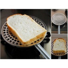 바삭한 토스트 쥐포 오징어 타공 직화팬 샌드위치 간단한요리 양면그릴 와플