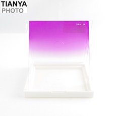 Tianya天涯80紫漸變減光鏡SOFT(紫色-透明 相容高堅Cokin P系統方形減光鏡)紫漸層紫漸變減光鏡, 1個
