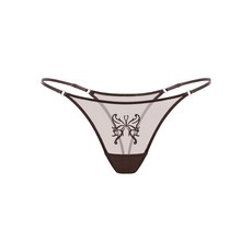 질요바 버터플라이 그래비티 자수 G스트링 팬티