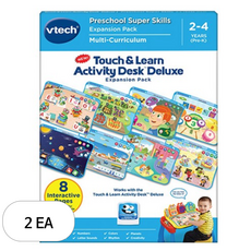 브이텍 터치 앤 러닝 액티비티 데스크 확장팩, 레벨 업 프리스쿨, 2개