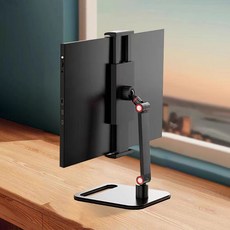 코끼리리빙 태블릿 포터블 모니터 거치대 3단, P3PB-1618, 화이트