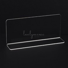 니니마켓 L형 투명 아크릴 칸막이 소형 식당 학교 파티션 . 가림판