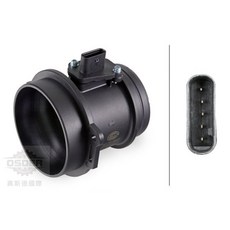 HELLA 空氣流量計 適用於 AUDI 奧迪 Q7 PORSCHE PANAMERA (料號: 059906461N), 1個, 德國副廠