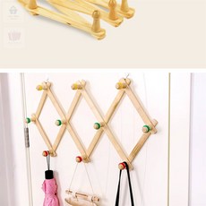 아띠디자인 원목 벽걸이 옷걸이 원목다용도옷걸이, 일반