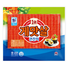 [푸른들마켓][사조]게맛살큰잔치1kg, 1개, 1kg