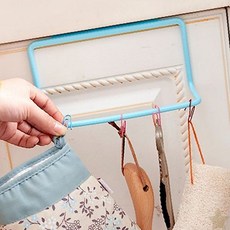 싱크대상부 문걸이식 행주걸이 고무장갑보관 주방소품 정리대 수납선반 공간활용, 1개, 상세페이지 참조