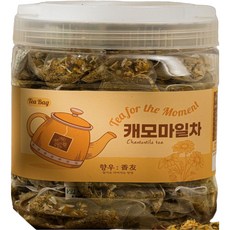 향우 은은하고 자연스러운 캐모마일차 - 친환경 PLA 삼각티백, 1개, 100개입, 1g
