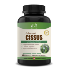 베스타 시서스 추출물 700mg 120식물성 캡슐 Cissus 씨서스 체중조절 다이어트, 1개, 120정