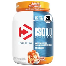 다이나믹스 x 던킨 모카 라떼 ISO100 유청 단백질 파우더 카페인 95mg 25g 1인분 BCAA 5.5g 칼로리 120칼로리 텐 프리 지방 1g 설탕 탄수화물, 1.34 Pound (Pack of 1), Salted Caramel, 1개
