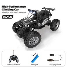 크롤러 자동차 고속 버기카 스프레이 내구성 클라이밍 버기 트럭 휴일 선물, 1개, 7. Black