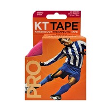 [오렌지팜] KT TAPE 케이티 테이프 프로 Pre-cut 핑크 / 스포츠 테이핑 키네시올로지 손목 무릎 어깨 근육, 1개